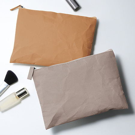 イークラフト・ウォッシャブルペーパーフラットポーチ