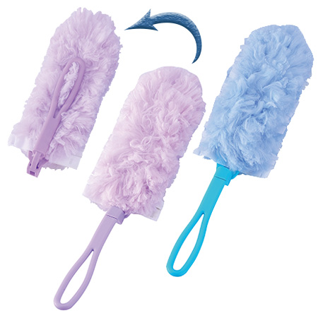 簡単折りたたみふわもこモップ