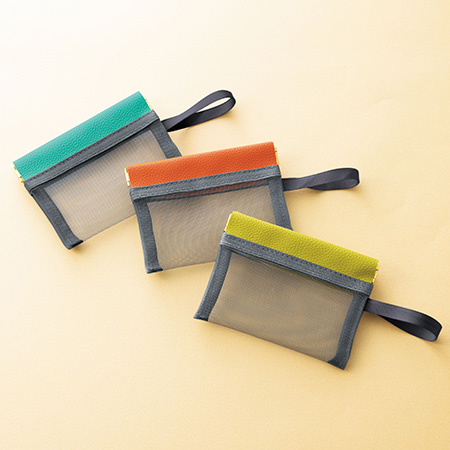 サーチ/ばね口メッシュポーチ