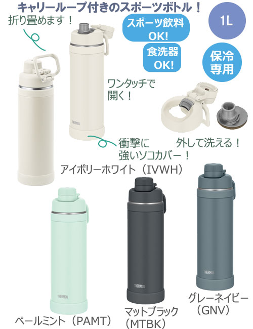 THERMOS �����⥹ ������Ǯ���ݡ��ĥܥȥ롡FJU-100��1L